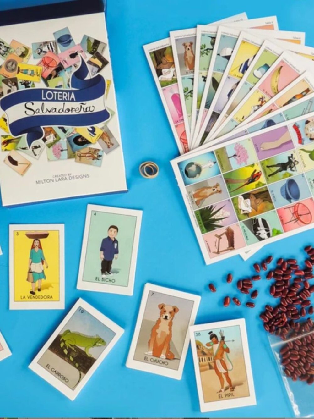 Loteria Salvadoreña Box Set AND an extra set of cards